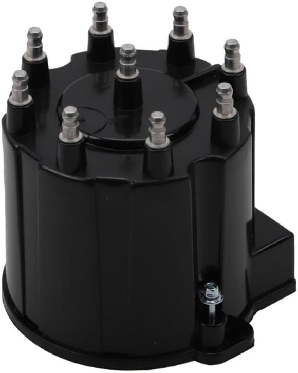 KarParts360 For Chevy Suburban 1990 1991 1992 1993 1994 1995 Ignition Distributor Cap | Phenolic | Vertical Tower Position | Electronic Type Distributor | Excluded Cap Mounted Coil | 19166099