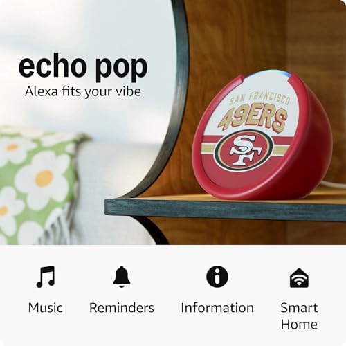 Amazon Echo Pop (newest model) | Officially Licensed NFL Limited-...