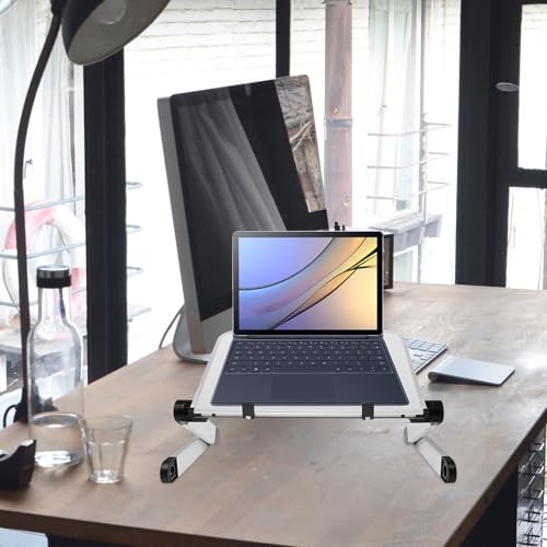 Soporte Ajustable para Laptop Blanco Tamaño Grande miniatura 7