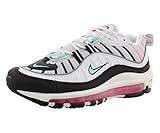 Zapatillas deportivas Nike W Air MAX 98, Zapatillas para Correr Mujer, Pure Platinum Aurora Green Black, 36 EU