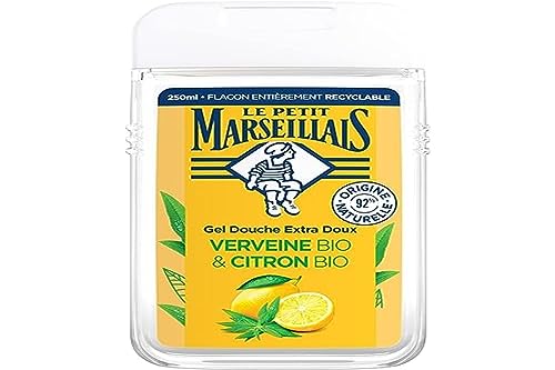 Le Petit Marseillais Oragnic Verbena & Lemon - Gel de ducha extra suave, 250 ml