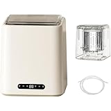 GOATRIP 小型洗濯機 脱水機能付き 全自動 ミニ洗濯機 7L AG+抗菌 強力洗浄 全ステンレス内槽 タッチパネル 操作簡単 節水 給水/排水ホース付き 洗濯時間の調節が可能 6重防音技術 コンパクト ベビー用品 ベビー服 靴下 下着 タオル 家庭 オフィス 旅行 寮用 一人暮らし ホワイト (Aタイプ)