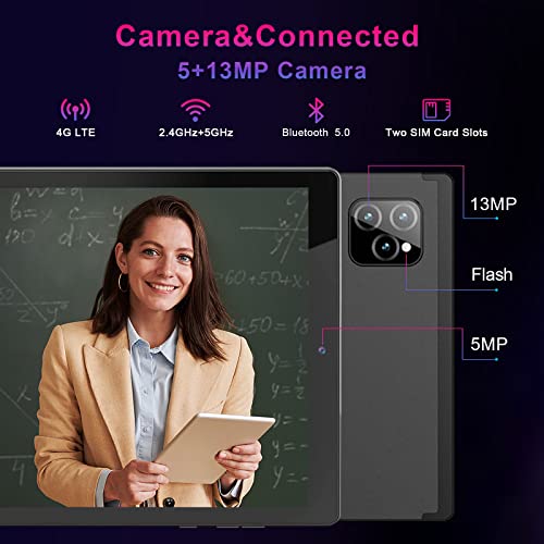 Kinstone Android 11 Octa-Core Tablet Pc,10.3 Inch 4G Lte With Sim Card Slot,4G Ram/64G Rom,Metal Shell Material,Blue Ray Eye Protection Function,Gps,5Mp/13 Mp Dual Camera 5G Dual Wifi,7500Mah Battery #TOP4