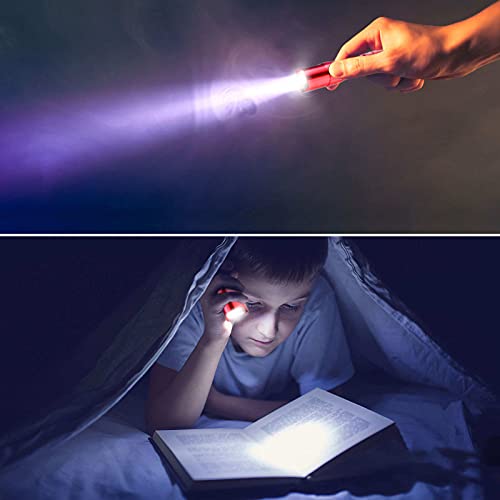 4 Pack LED Mini Pocket Torch Waterproof 3W Ultra Bright Small Keyring Torches Aluminium Alloy Powerful Flashlight for Power Cuts,Hurricane,Emergency,Camping, Hiking,Outdoor (Batteries Not Included) - Image 9
