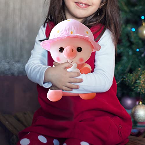 23cm Plüschtier Schwein, Kawaii Plüsch Kissen mit Bubble Tea Kuscheltier Gefüllt Plüsch Schwein Umarmungkissen Shiba Inu Plüschtier Kawaii Plushie Stofftier Spielzeug für Kinder Geschenke – Bild 5