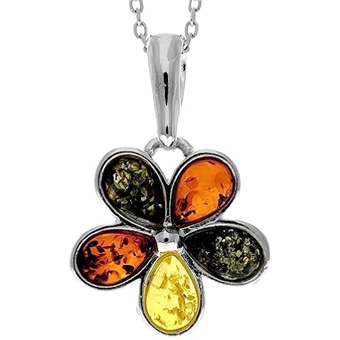 925 Sterling Silver Baltic Amber Pendant Cover