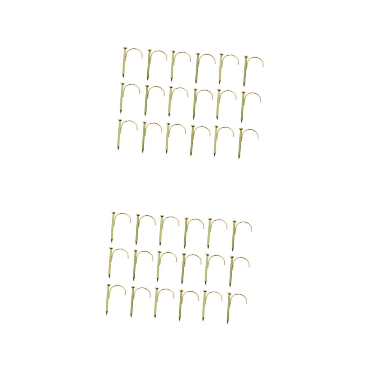 Colliers de serrage pour tuyaux d'eau NUOBESTY crochets clous en acier inoxydable 400 pièces