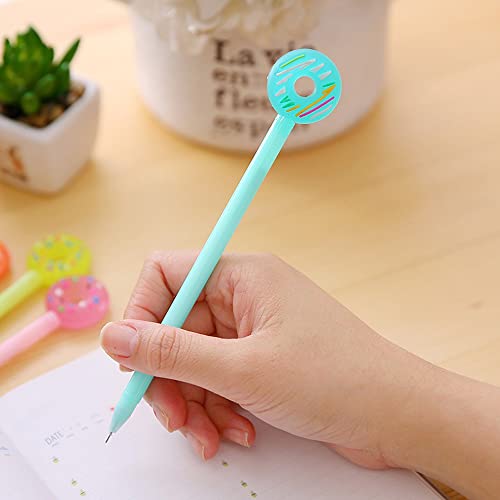 8 bolígrafos JKJF roller gel divertidos con tinta negra para escuela miniatura 3