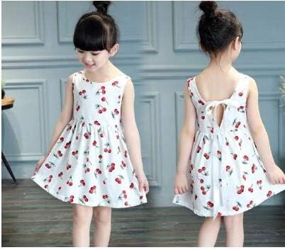 Amazon キッズ ワンピース 女の子 q ノースリーブ ミニ Aライン さくらんぼ リボン Nb0516etdd10 並行輸入品 ワンピース チュニック 通販