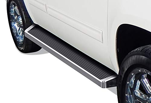 APS Running Boards Style Compatible with Chevy Tahoe 2007-2020 & GMC Yukon 2005-2020 4-Door (Exclude Z71 Hybrid Yukon XL) (Nerf Bars Side Steps Side Bars)