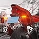 CCAUTOVIE LED Blinker Motorrad E Geprüft Universal Tagfahrlicht Mit Lauflicht Bernstein E24, 2 Stück