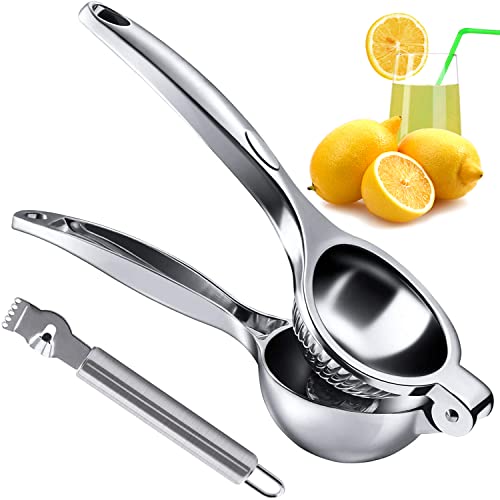 Presse Agrume Manuel Presse Citron Manuel Presse Agrumes et Citron Pince à Citron Presse Citron Manuelle – Robuste et Anticorrosion – pour Citron, Ou Autres Fruits – Fabriqué en Alliage de Zinc