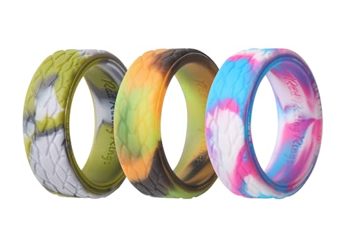 Rad Racing Rings|�V���R���^�C���g���b�h�E�F�f�B���O�o���h|�}���`�J���[���ʃf�U�C��|�O���[���J���t���[�W���ƃC�G���[/�I�����W/�O���[�ƃs���N/�u���[/�z���C�g��3�p�b�N�Z�b�g, 9, �V���R�[��, �A�x���`������
