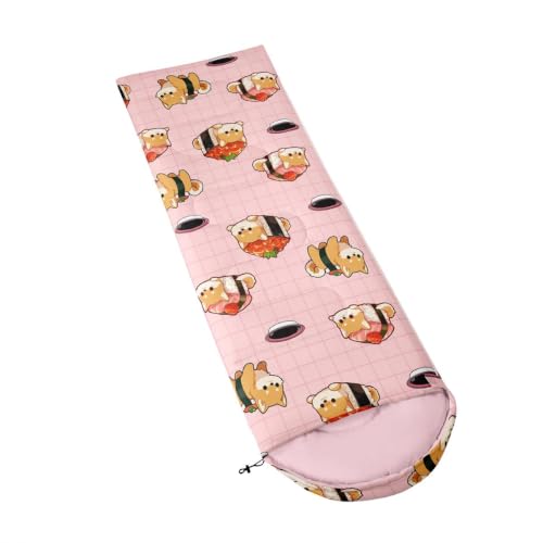 Bolsa de Dormir Kids Feelyou Farm Animal para niños, 3 estaciones, 41°F-77°F, color pale pink brown miniatura 4