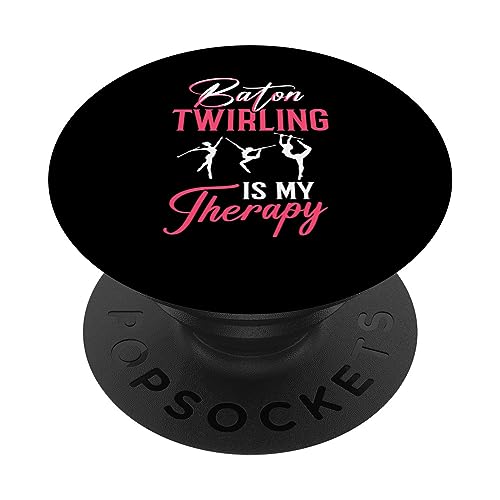 Baton Twirling Dance Lecciones para principiantes Concurso Twirler PopSockets PopGrip Intercambiable