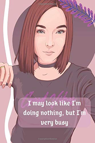 I may look like I'm doing nothing, but I'm very busy: The book allows you to make a notebook or a diary