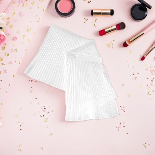 Capa impermeable para barbería sin mangas blanca miniatura 6