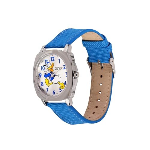 Image of Zoop Disney Donald Duck Analog Watch with Silver Dial & Blue Strap for Boys Kids, from House of Titan - 16055SL02