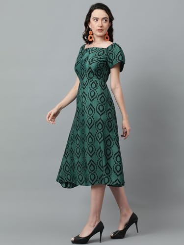 Image of KOTTY Women's Fit and Flare Multicolor Dress