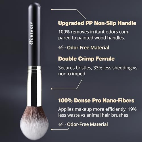BEAKEY Professional Makeup Brush Set - Image 6