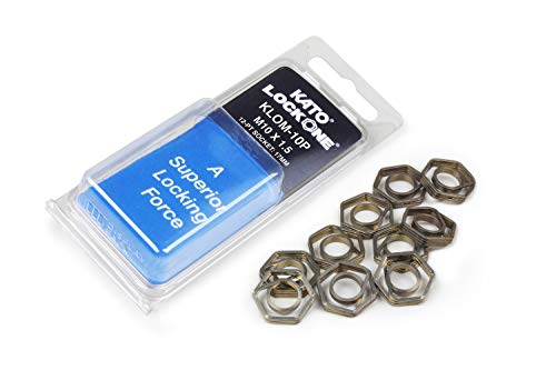 KATO LockOne (KLOM-10P) 10/PKG Anti-Vibration Fastener, for Thread Size: M10X1.5