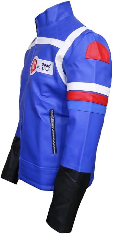Kid Chemical Blue Romance Jacket - Faux Leather Cobra Costume Motorbike Cosplay Jacket For Men - Image 3