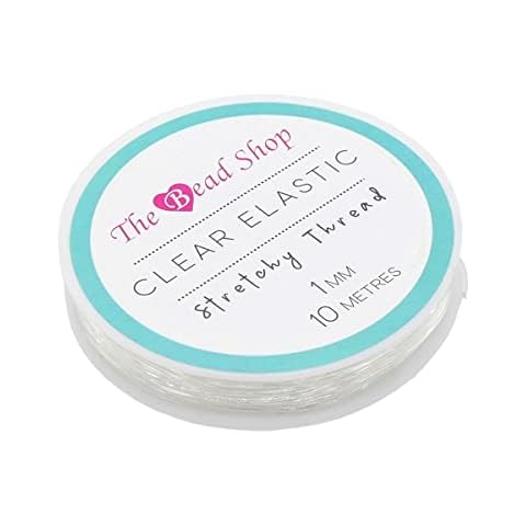 Clear Stretch Elastic 1mm 10 metres Jewellery Making, Bead Threading, Bracelets Cover