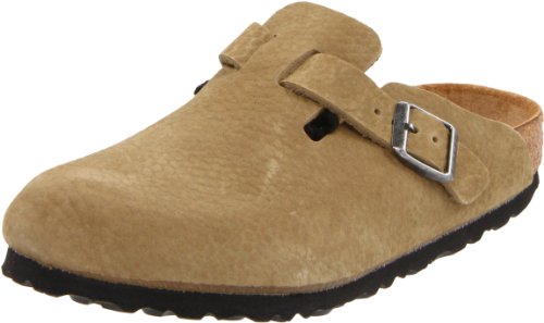 Birkenstock Boston Vegan Faded Khaki Birkibuc 41 R EU