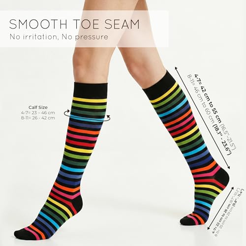 Image of Mysocks Unisex Knee High Stripe Socks