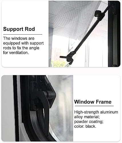 Concession Window Aluminum Alloy Food Truck Service with Horizontal Sliding Screen Windows,Rv Push Out Window,Camper Push Out Window Rv Trailer Vent Hatch Rv Car Outside Push Window Round Co