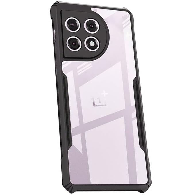 COBERTA Back Cover for OnePlus 11R 5G Back Cover Case - Black Transparent (B0CGD6ZJV9) Amazon Price History, Amazon Price Tracker