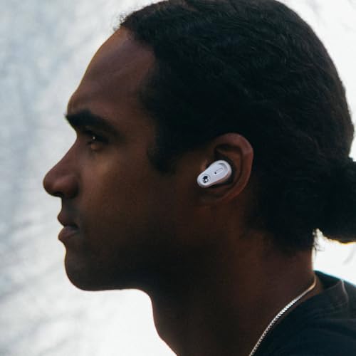 Image of Skullcandy Method 540 ANC Wireless Earbuds, Sound by Bose, Bluetooth Headphones, Premium Noise Cancelling, Up to 40 Hours Battery, Skull AI Compatible, Microphone for iPhone Android - Bone