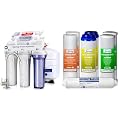 iSpring 6-Stage 75 GPD RO System with Alkaline Remineralization & 7 Replacement Filters for Standard 5-Stage RO Systems
