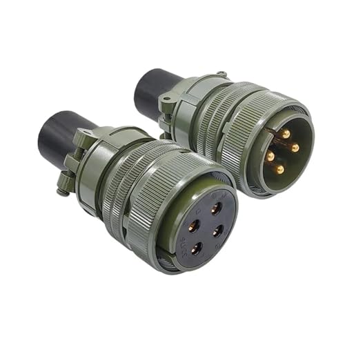 Conector circular MIL-C-5015 MS3102A MS3106A de 4 pines 32-17 2