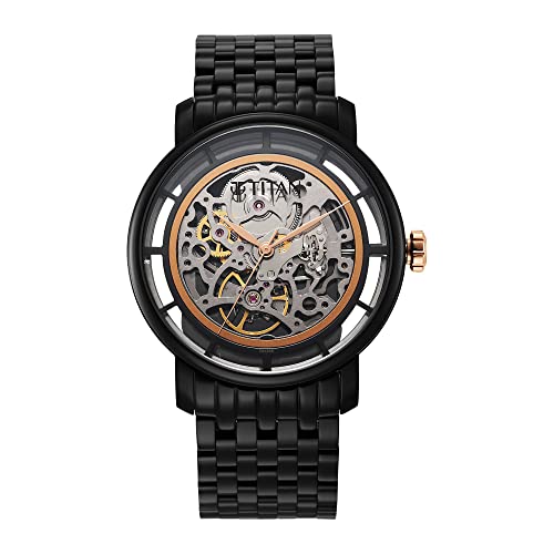 Image of Titan Mechanical Slimline Men's Analog Watch - 90158KM01