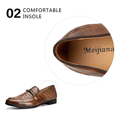 Meijiana Men's Classic Loafers - Wedding & Party Shoes3