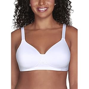 Vanity Fair Women’s Full Figure Beauty Back Smoothing Bra, 4-Way Stretch Fabric, Lightly Lined Cups up to H