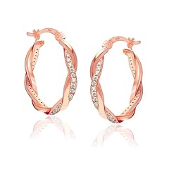Rose-Gold Twisted Zirconia-22MM