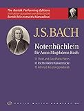  13 Leichte Klavierstuecke aus dem Notenbüchlein für Anna Magdalena Bach. Klavier