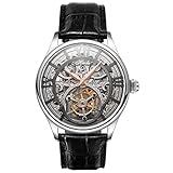 ＨＡＯＦＡ メンズ スケルトン トゥールビヨン メカニカル 腕時計 サファイアフライング トゥールビヨン 男性用 中空時計 高級 ファッション