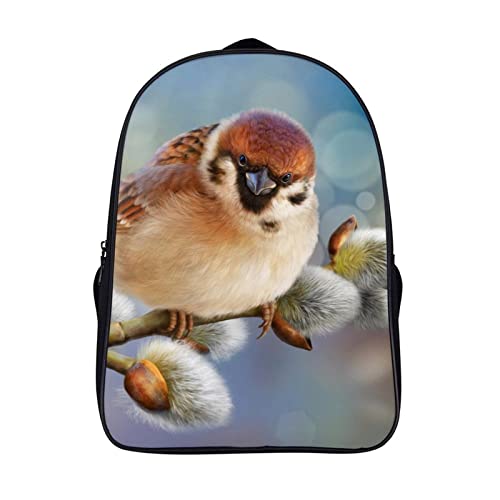 Cartable adolescent mixte motif Animal Sparrow 3D Cool pour l'école