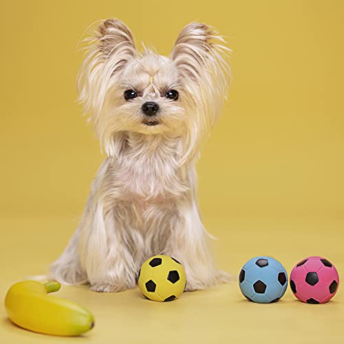 Soft Latex Rubber Squeaky Dog Ball for Small Dogs and Puppies
