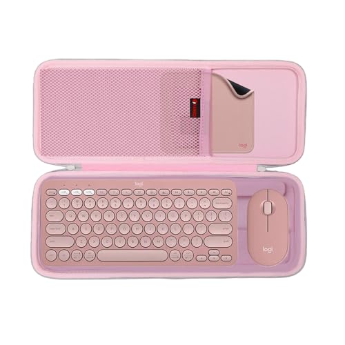 Coque de protection clavier Logitech MX Keys antichoc rose XANAD