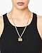 Marc Jacobs Women's The Tote Bag Necklace Fashion Jewelry (Gold Tone)