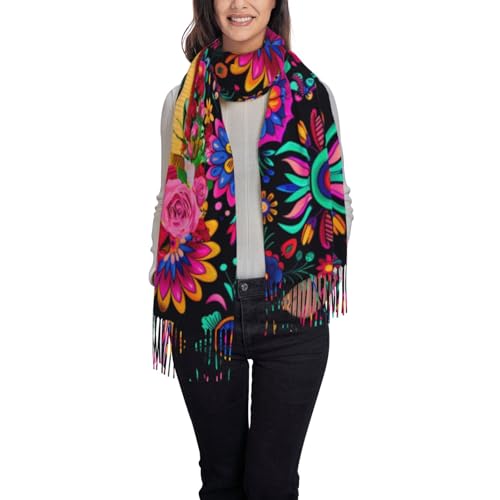 Puurbol Virgen de Guadalupe Scarf Wrap Shawl Mexican Art Virgin Mary Rebozos Mexicanos3