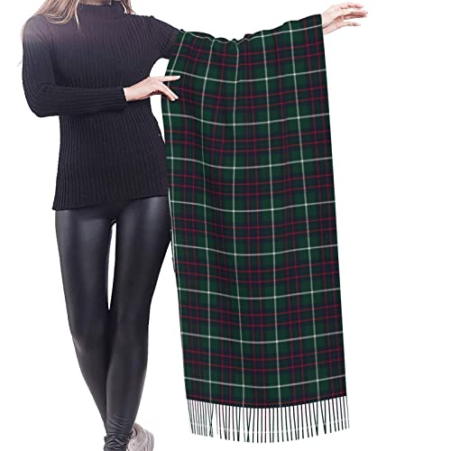 Winter Warm Wrap Shawl Modern Tartan Of The Scottish Clan Nesbitt Print Scarves Blanket Scarf For Women Men2