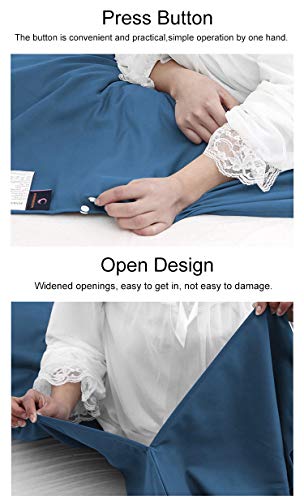 Sleeping Bag Liner Travel Camping Sheet Lightweight Hotel Sheet Compact Sleep Bag Sack Lightweight Breathable Liners Warm Roomy For Camping Youth Hostels Picnic Adult Compact Sacks #TOP1