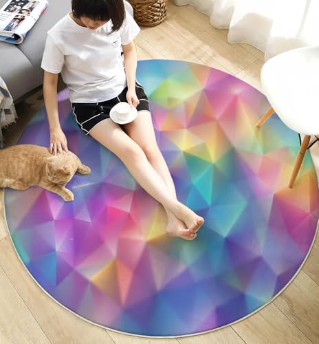 Tapis rond de chambre antidérapant pour sécuriser les sols glissants - 8