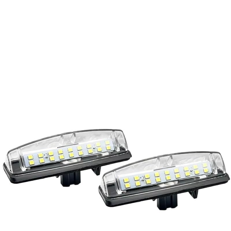 Luz de matrícula para Lexus IS con acabado cristalino y sellado hermético OEM 2 uds