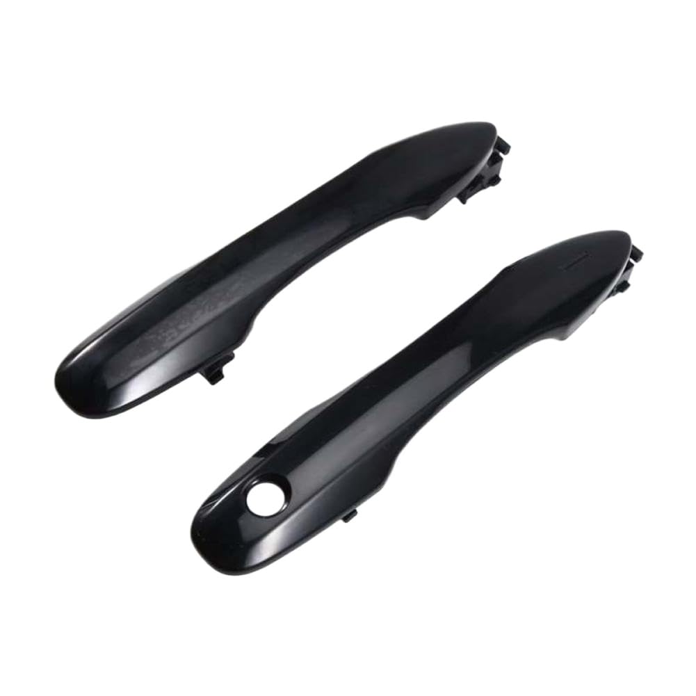 YRzPeYCEM Exterior Front Door Handle Compatible with Prius Yaris Avalon LHD Part Number 69210-47041 69211-02940(Glossy Black)